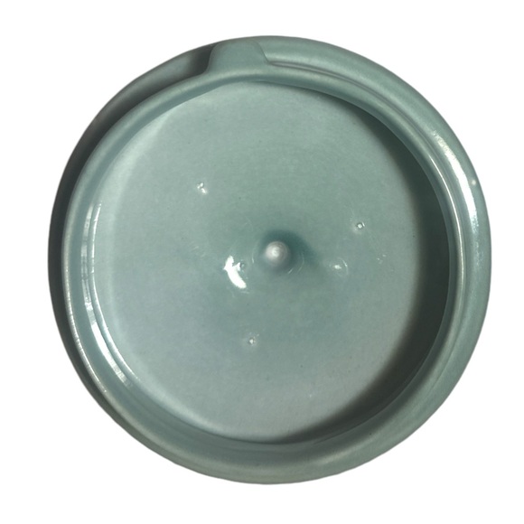 Vtg Red Wing Pottery USA Village Green & Brown Teapot 54oz - Picture 5 of 9